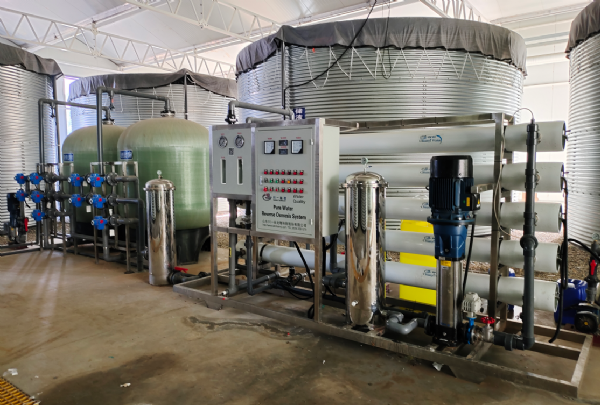 北京水木30T反渗透设备安装调试