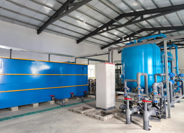 80T/H生活用反渗透设备安装调试